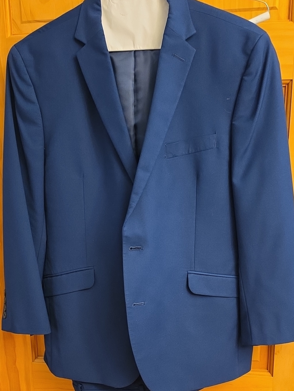 Kenneth Cole Reaction Navy Blue Men's Suit